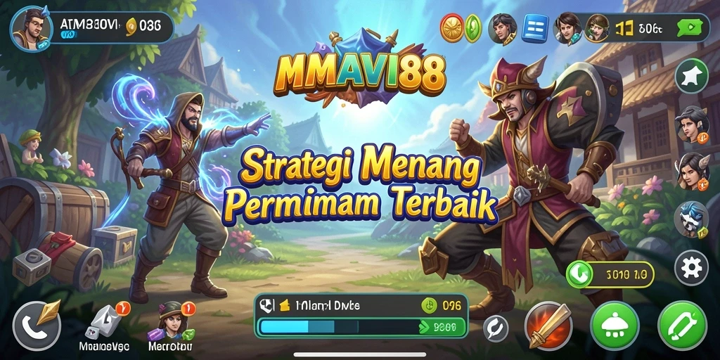 Tampilan gameplay strategis yang seru dalam AMAVI88.