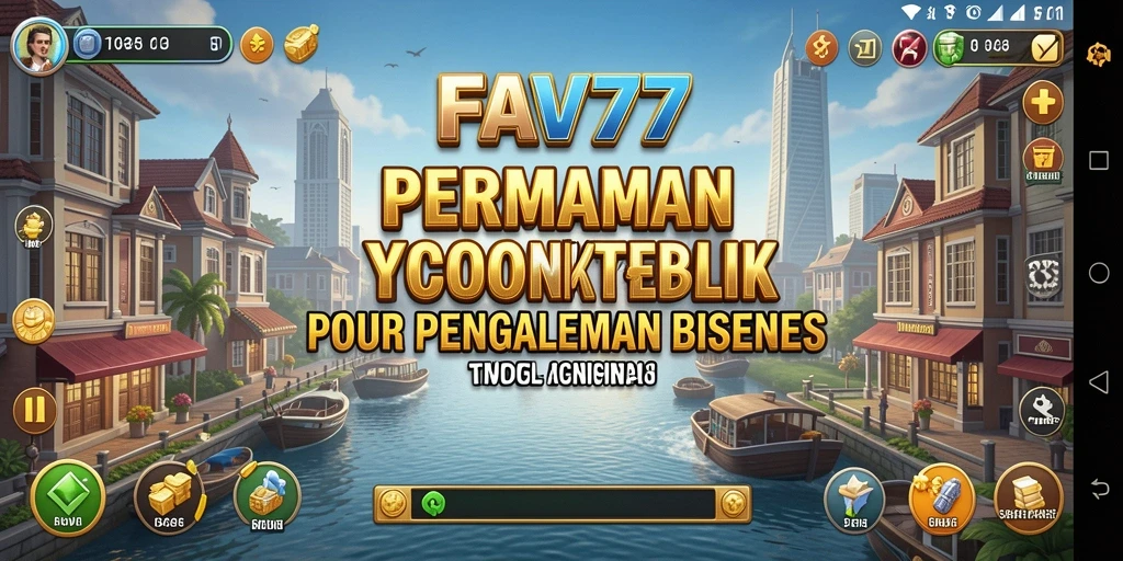 Tangkapan layar gameplay <strong>FAV77</strong> yang menunjukkan pembangunan bisnis yang menarik.