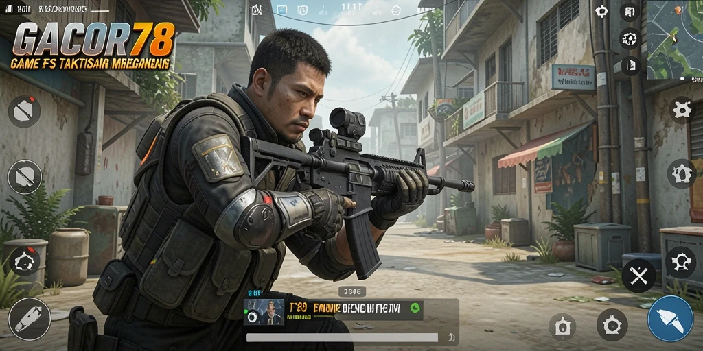 Tangkapan layar gameplay <strong>GACOR78</strong> yang menampilkan aksi intens dan grafik menakjubkan.