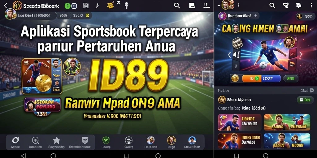 Tampilan antarmuka pengguna IDR89 yang menawan dan informatif.