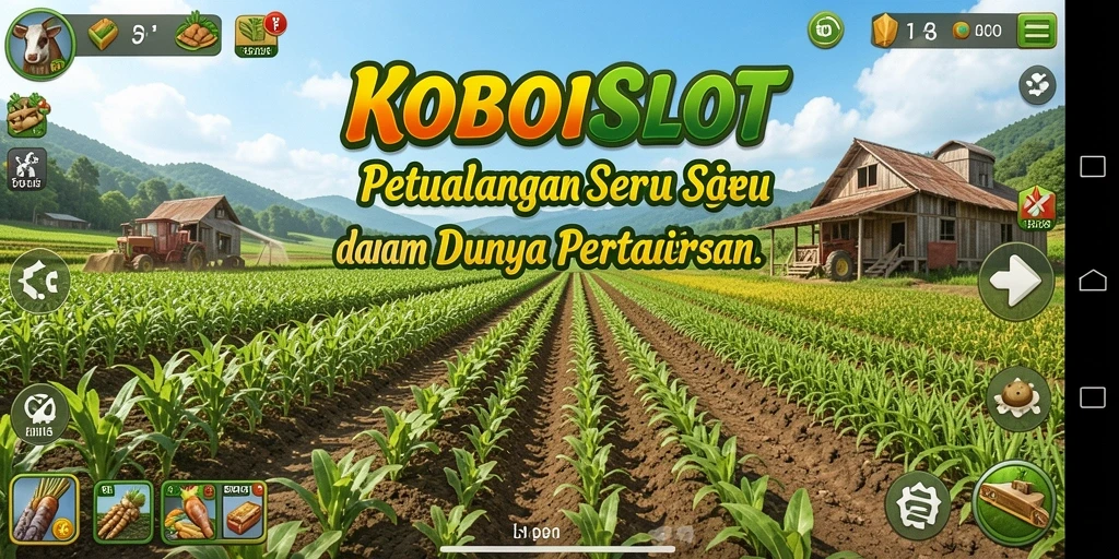Tampilan gameplay KOBOISLOT yang menarik dan seru.