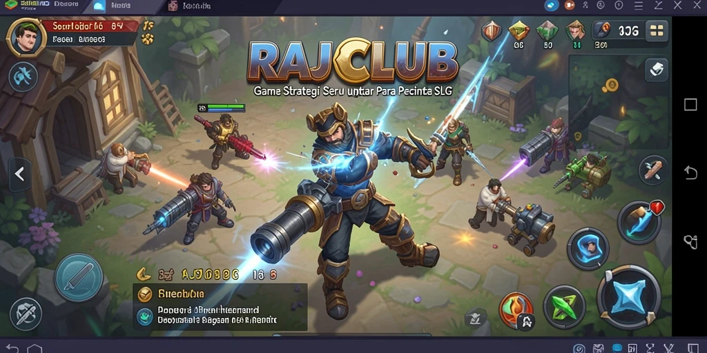 Gameplay seru dalam RAJACLUB dengan berbagai tantangan strategi.