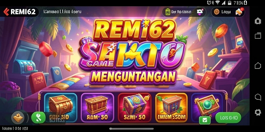 Tampilan gameplay menarik dari REMI62 yang memikat pemain Slot.