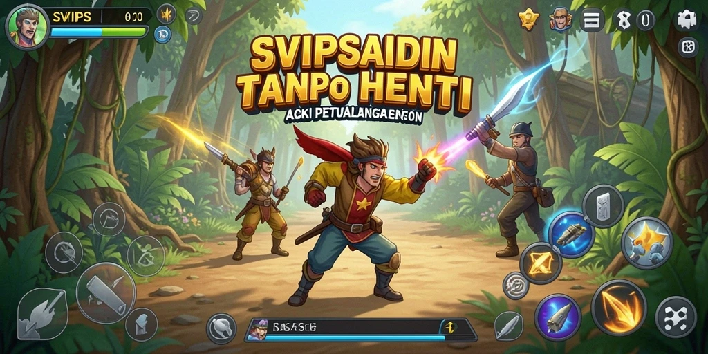 Tampilan gameplay <strong>SVIPSIDN</strong> dengan aksi mendebarkan dan grafis menarik.
